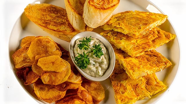 Tortilla Española / Spanish Omelette.